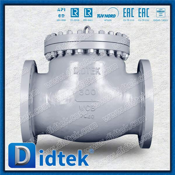 WCB Flangeed 18 '' 300 lb Válvula de retenção de balanço