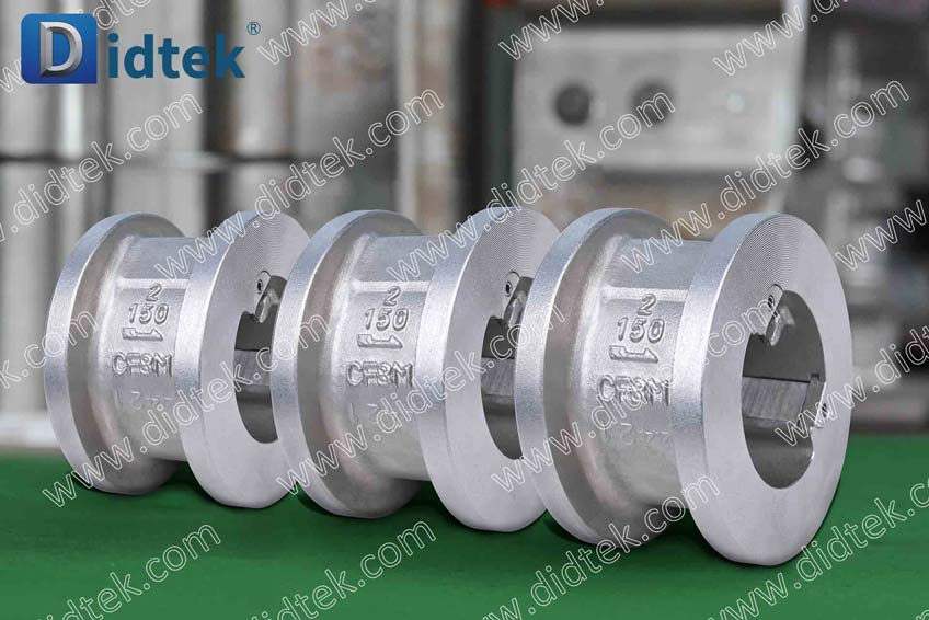 DidTek Tilting Disc Retentionerless Type Wafer Válvula de retenção