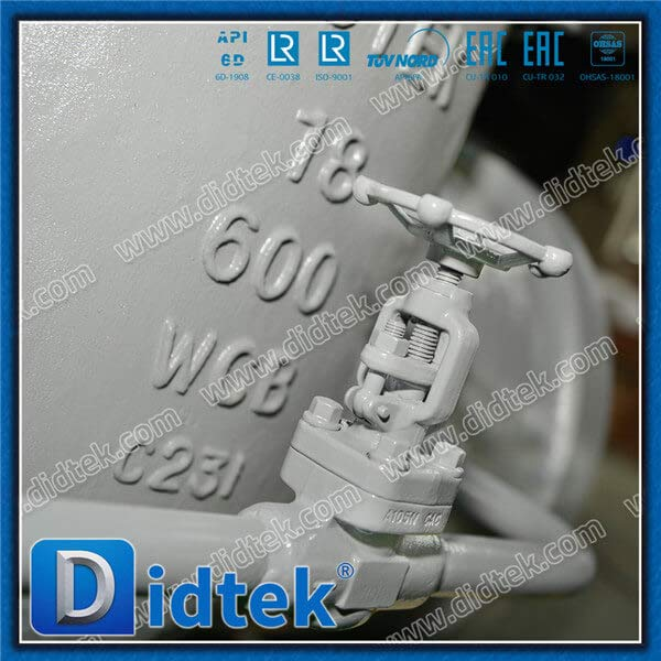 Válvula de portão WCB de Steam BW 18 '' com desvio