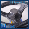 Válvula globo fole DIN-DN50 1.0619 Flange do volante