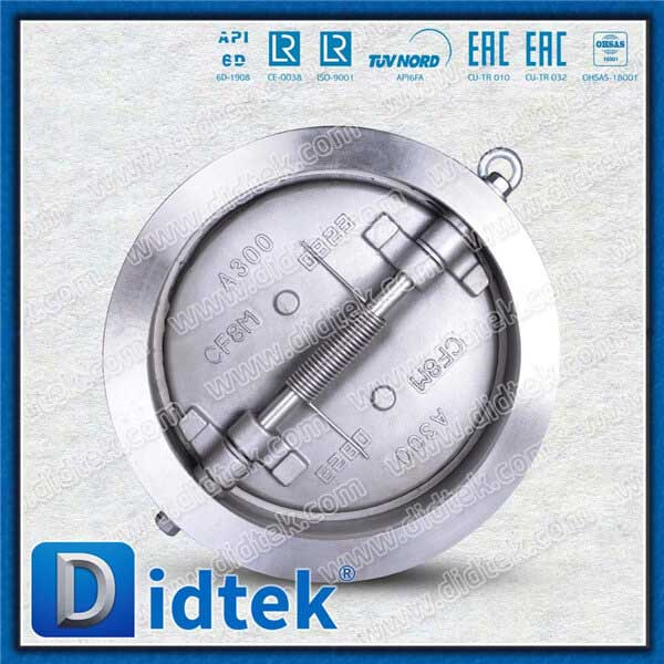 STL Seat Ward Seal Placa Dual Wafer Válvula de retenção