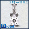 5a Material F53+PTFE Seat Globe Valve com raio-x e inspeções penetrantes