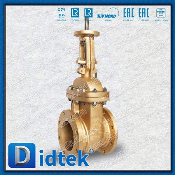 CUSN10ZN2 ALUNIMION Bronze Sea Water Gate Valve