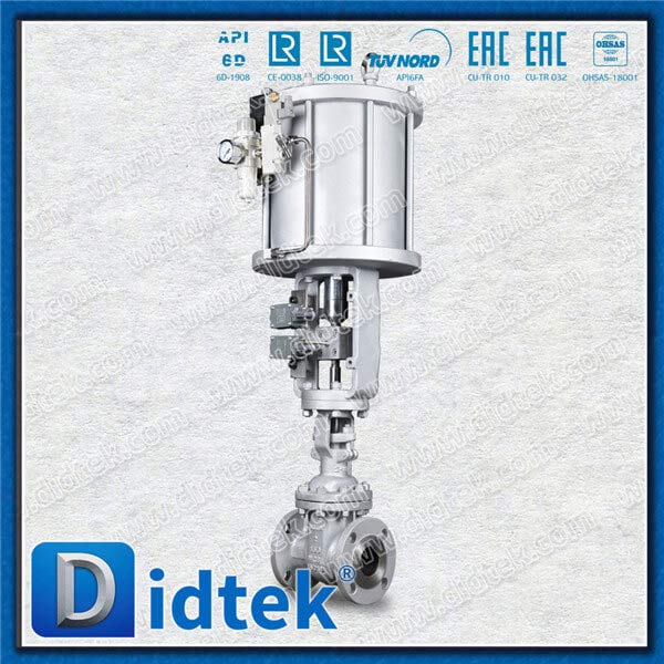 Válvula pneumática de portão WCB com 2 interruptor de limite