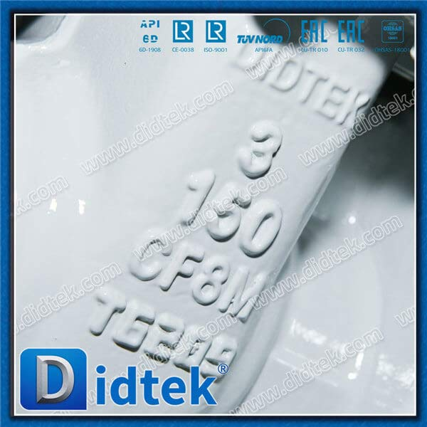 ASTM A351 CF8M BB GATE VÁLVULA TRIMENTO 10