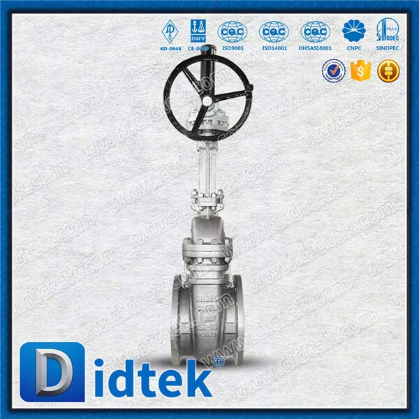 Din Gate Valve DN350 PN16 Aço inoxidável