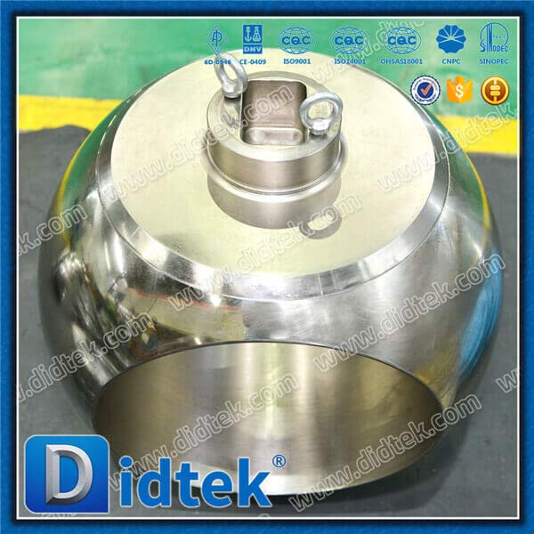 Válvula de esfera de entrada superior use turbina de duplo estágio para baixo torque