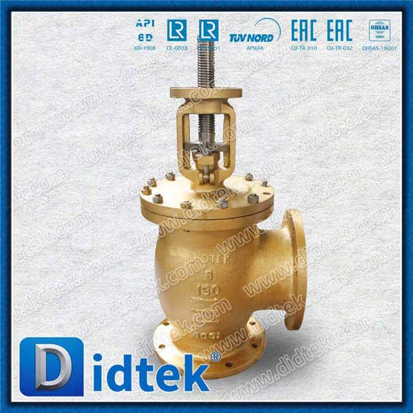 MONEL K500 STEM ALUNIMION Bronze Angle Globe Valve