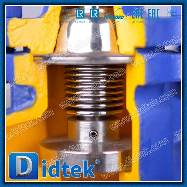 Din Bellow Globe Valve-DN50 1.0619 Flange das rodas da mão