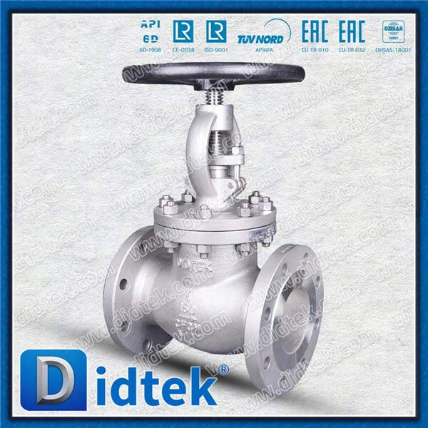 Turbina a gás SS316L CF3M Globe Valve