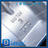 Válvula borboleta de deslocamento triplo RTFE Seat Alloy 20