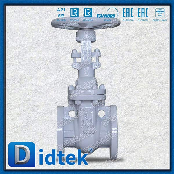 ASTM A351 CF8M BB GATE VÁLVULA TRIMENTO 10