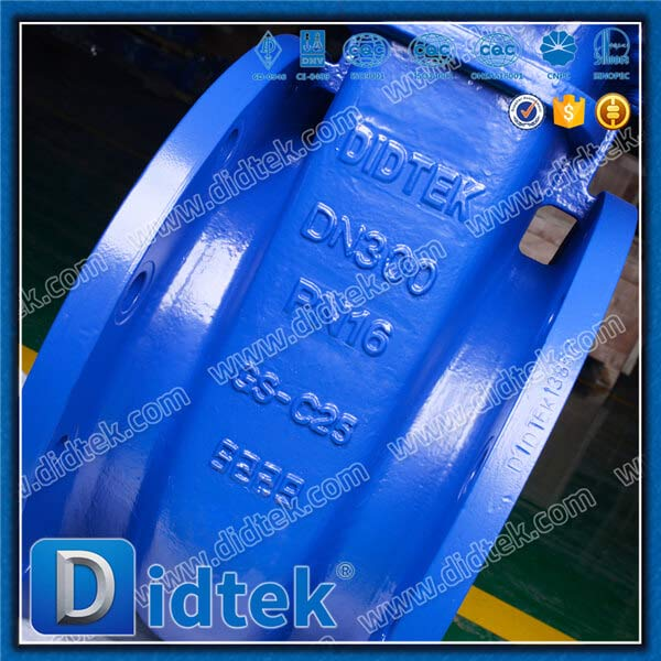 DIN GATE VALVAL-DN300, GS-C25, roda manual, flange