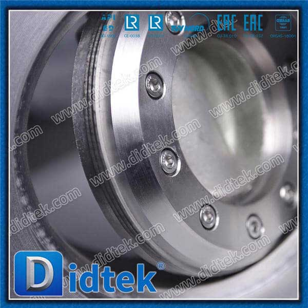 Anel de vedação laminado Flange WCB Triple Offset Flange Butterfly Válvula