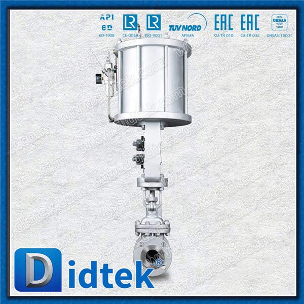 Válvula pneumática de portão WCB com 2 interruptor de limite