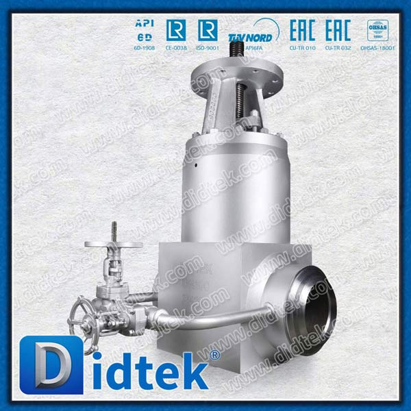 F91 Válvula de porta soldada de bumbum de aço forjado com desvio