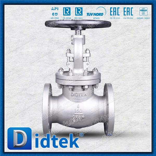 Turbina a gás SS316L CF3M Globe Valve