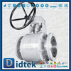 Válvula de esfera flutuante F11 forjada com flange selada por parafuso de furo completo Didtek