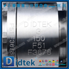 Válvula de esfera flutuante forjada com sede de metal do atuador pneumático de ação dupla de aço inoxidável duplex F51