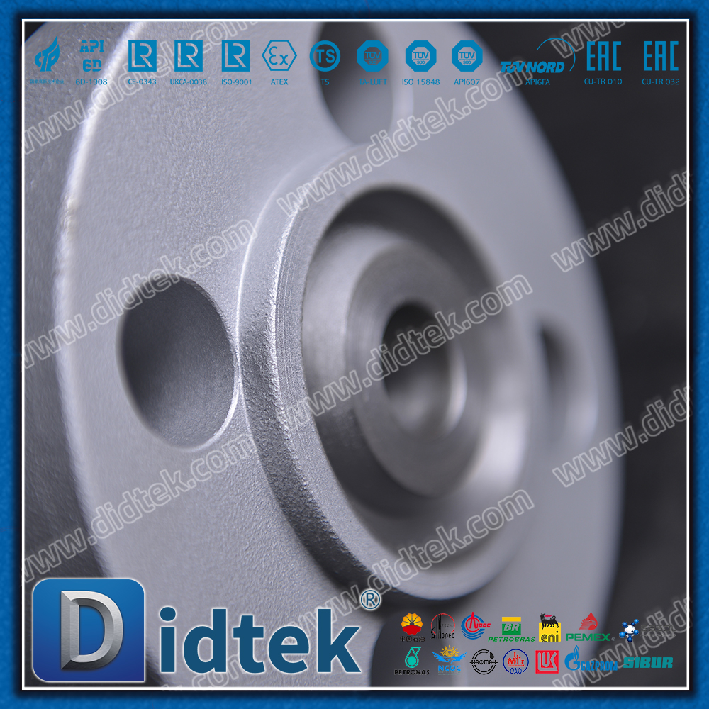 Válvula de esfera flutuante de entrada lateral de alta pressão API6D A105 RTJ 1500LB