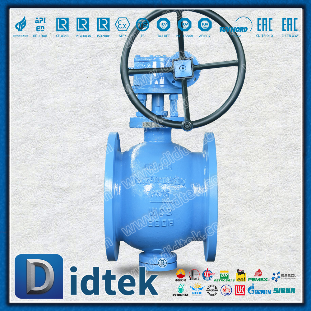 Válvula de esfera de conexões de flange de esfera de segmento excêntico