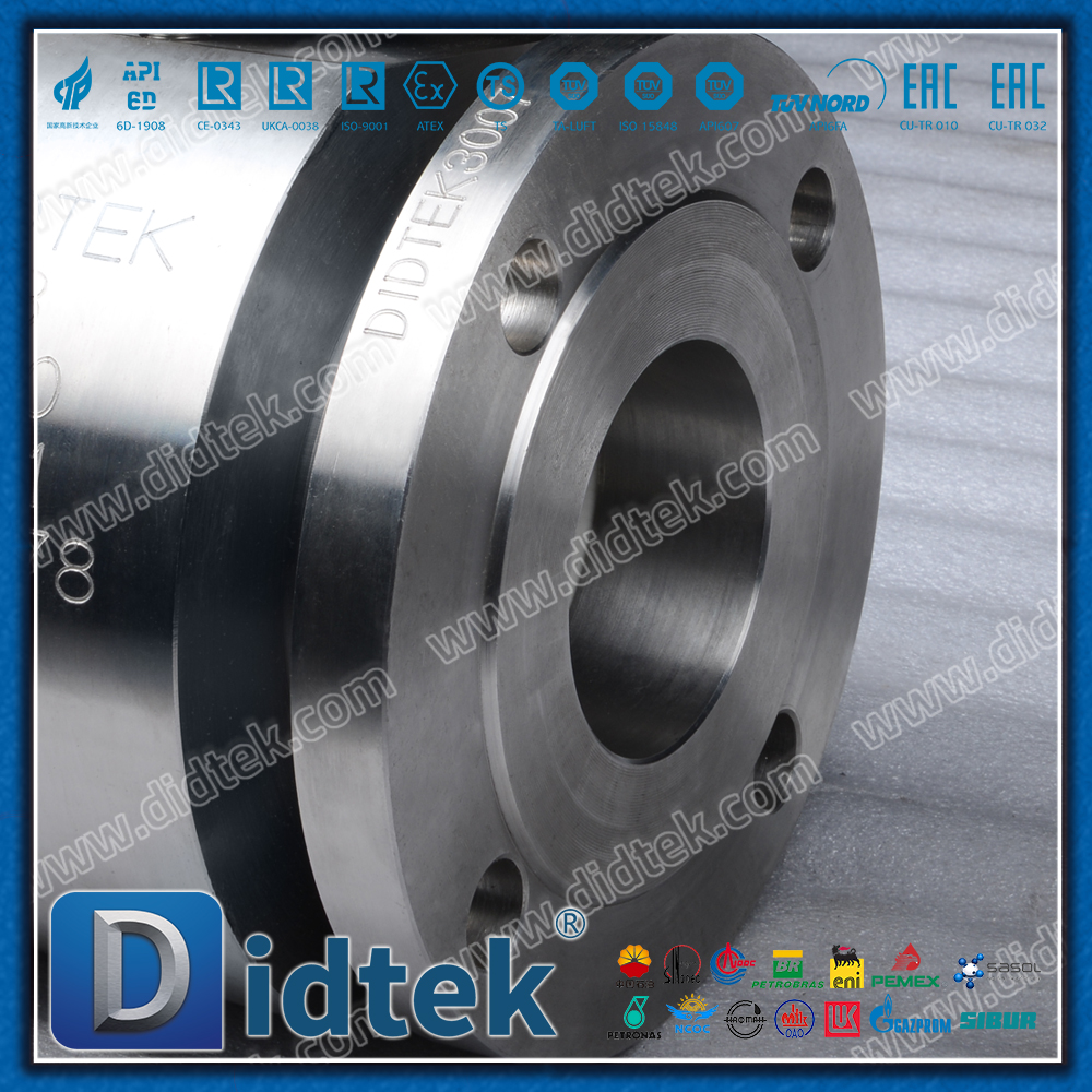 Válvula de esfera flutuante forjada com sede de metal do atuador pneumático de ação dupla de aço inoxidável duplex F51