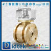 DN50 PN16 BRONZE BRONZE BOUS TRUNNION BALL VALVALS FABRICADORES