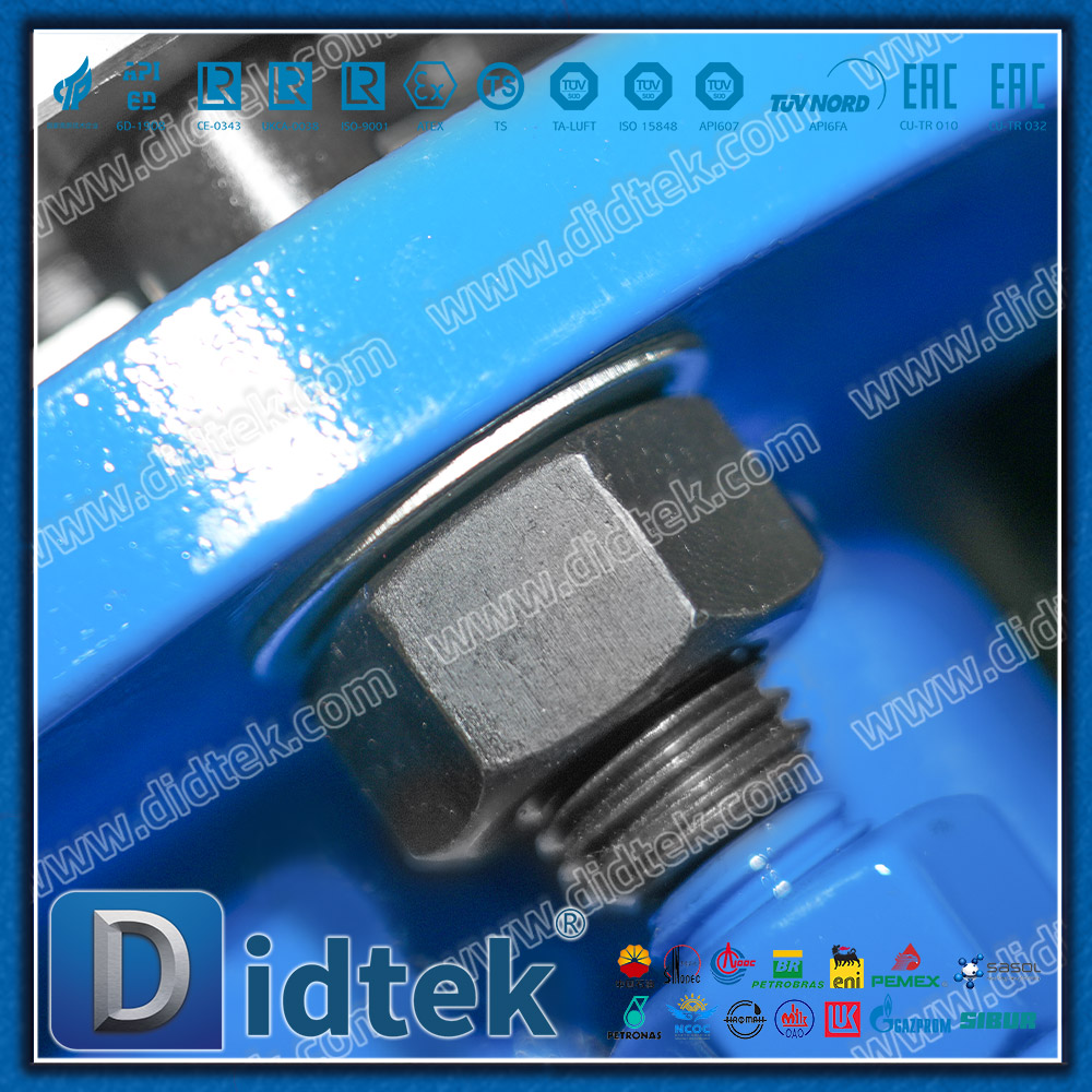 Válvula de esfera flutuante manual de porta completa com flange correspondente