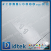 Válvula de esfera flutuante F11 forjada com flange selada por parafuso de furo completo Didtek