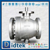 Classe 300 CF8 forjado 2pcs Metal Sated Ball Ball Válvula