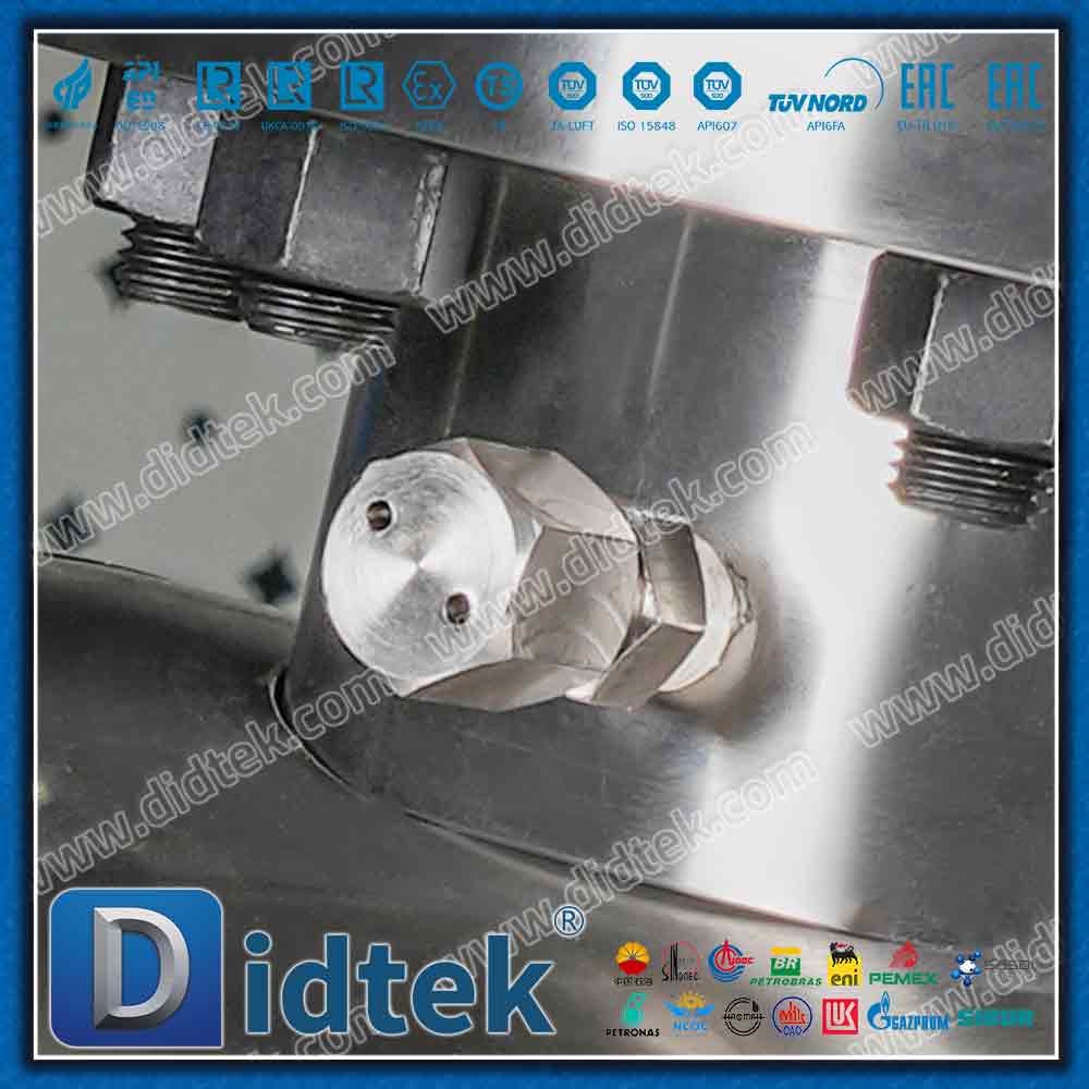 Válvula de esfera munhão Elgiloy com vedação labial Inconel Alloy625