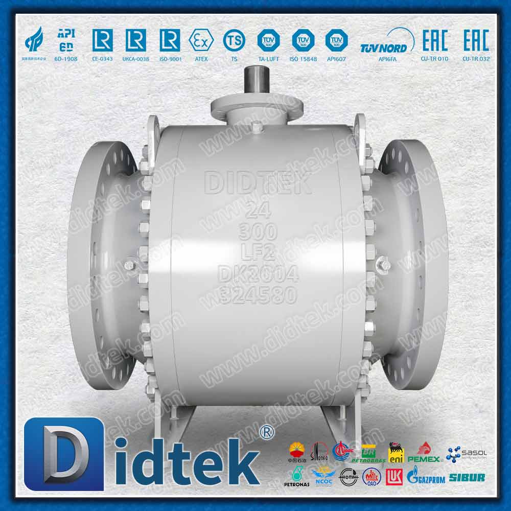 Válvula de esfera DPE * SPE DIB-1 DIB-2 com estrutura de placa de suporte