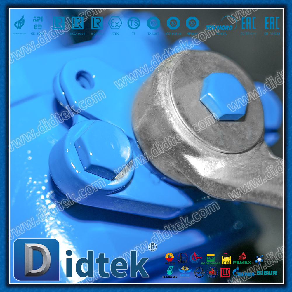 Válvula de esfera flutuante manual de porta completa com flange correspondente