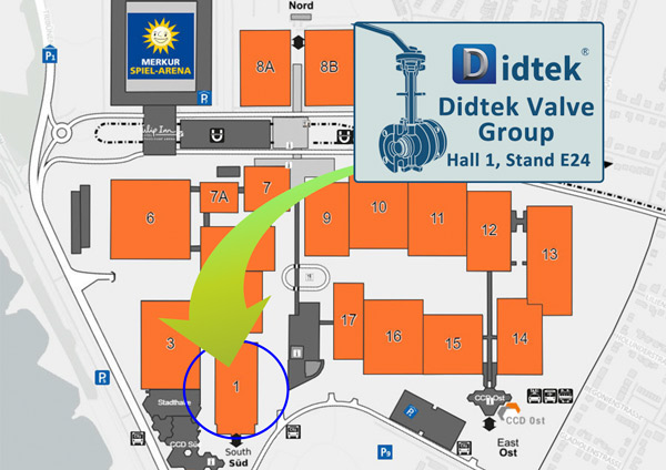 DidTek Valve World Expo & Conference Convite Stand 1 s