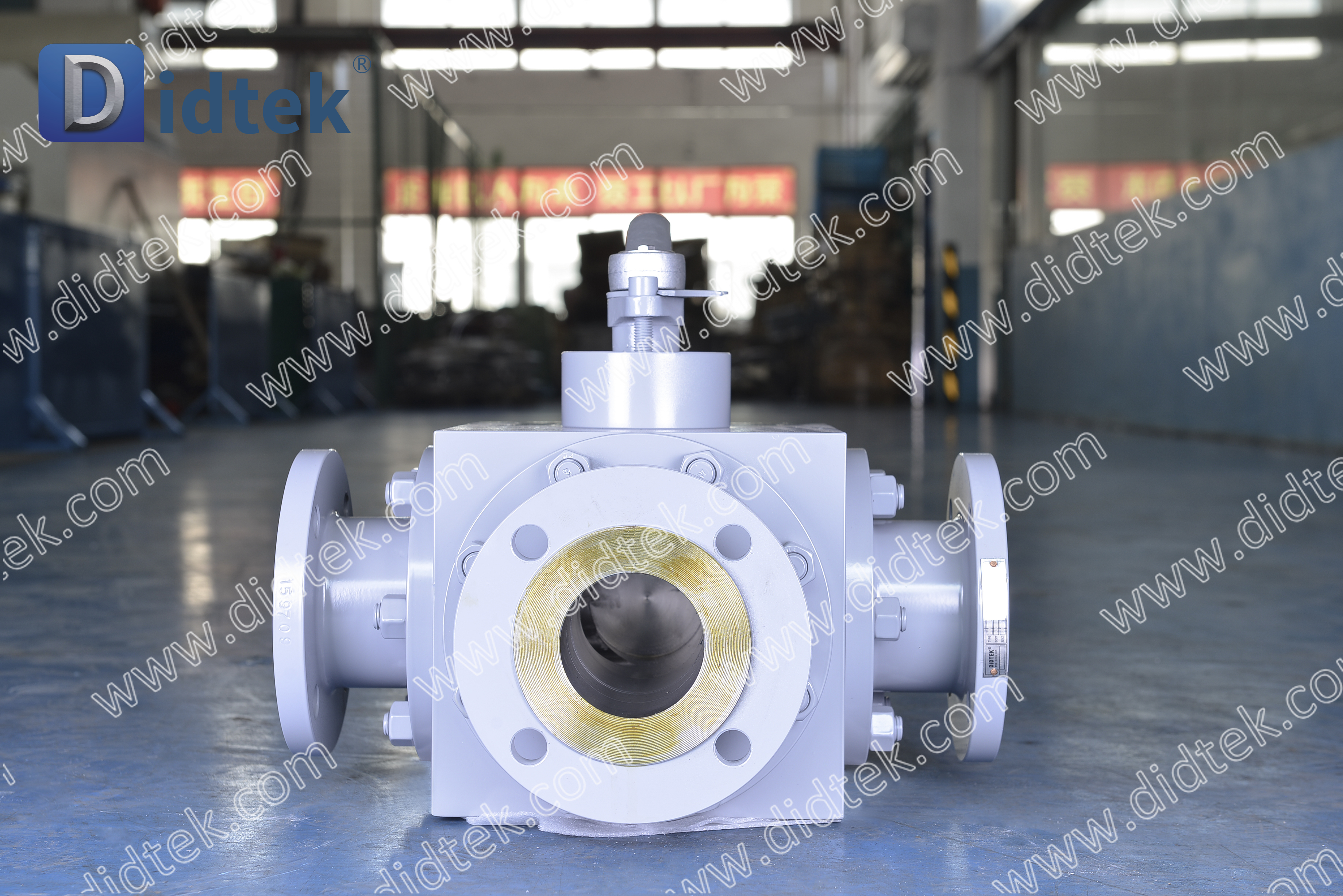A-10 DIDTEKTWBV CO2 Válvula Esfera Flutuante Média de 3 Vias