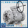 Didtek Flange 6 polegadas 2500LB forjou válvulas de esfera munhão DBB