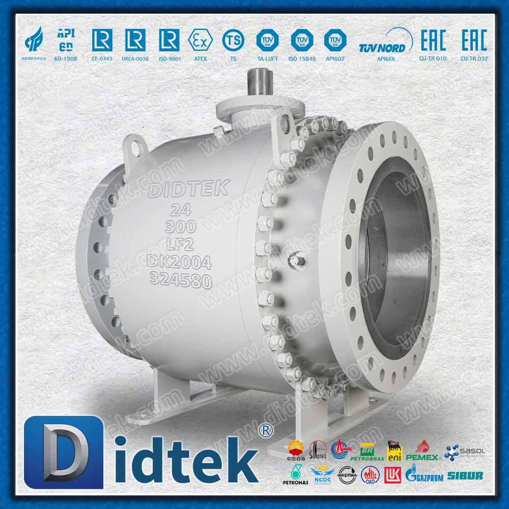 Válvula de esfera DPE * SPE DIB-1 DIB-2 com estrutura de placa de suporte