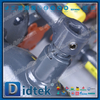 Válvula de esfera totalmente soldada do selo macio ST37.8 de aço inoxidável PTFE SS304