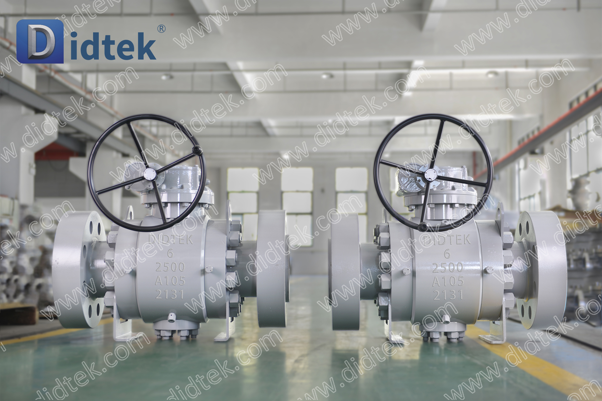 Didtek Flange 6 polegadas 2500LB forjou v&aacute;lvulas de esfera munh&atilde;o DBB