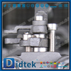 3 PCS A105N rosca de assento reforçada PTFE válvula de esfera forjada