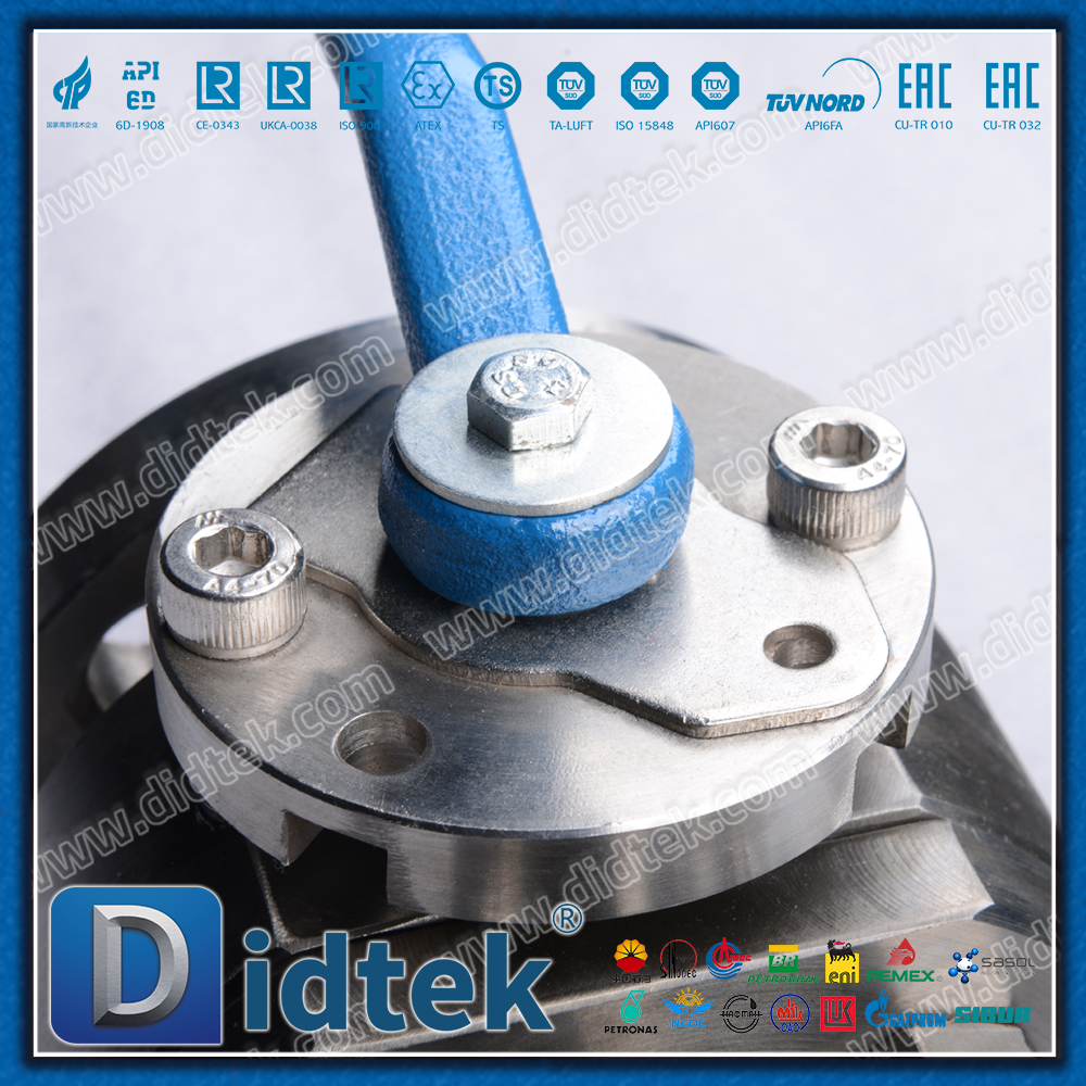 Válvula de esfera flutuante forjada com sede de metal do atuador pneumático de ação dupla de aço inoxidável duplex F51