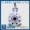 Fluxo anti-estático de 2 polegadas Tek Peek Seat Trunnion Ball Valve Fornesters