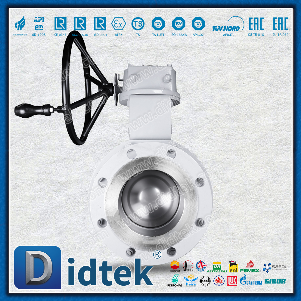 Válvula de esfera flutuante F11 forjada com flange selada por parafuso de furo completo Didtek