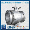 Classe 300 CF8 forjado 2pcs Metal Sated Ball Ball Válvula
