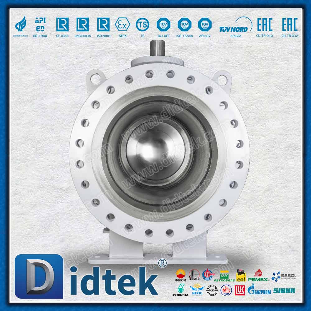 Válvula de esfera DPE * SPE DIB-1 DIB-2 com estrutura de placa de suporte