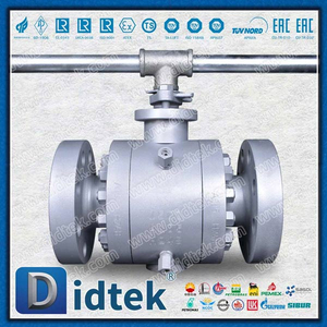 Fluxo anti-estático de 2 polegadas Tek Peek Seat Trunnion Ball Valve Fornesters