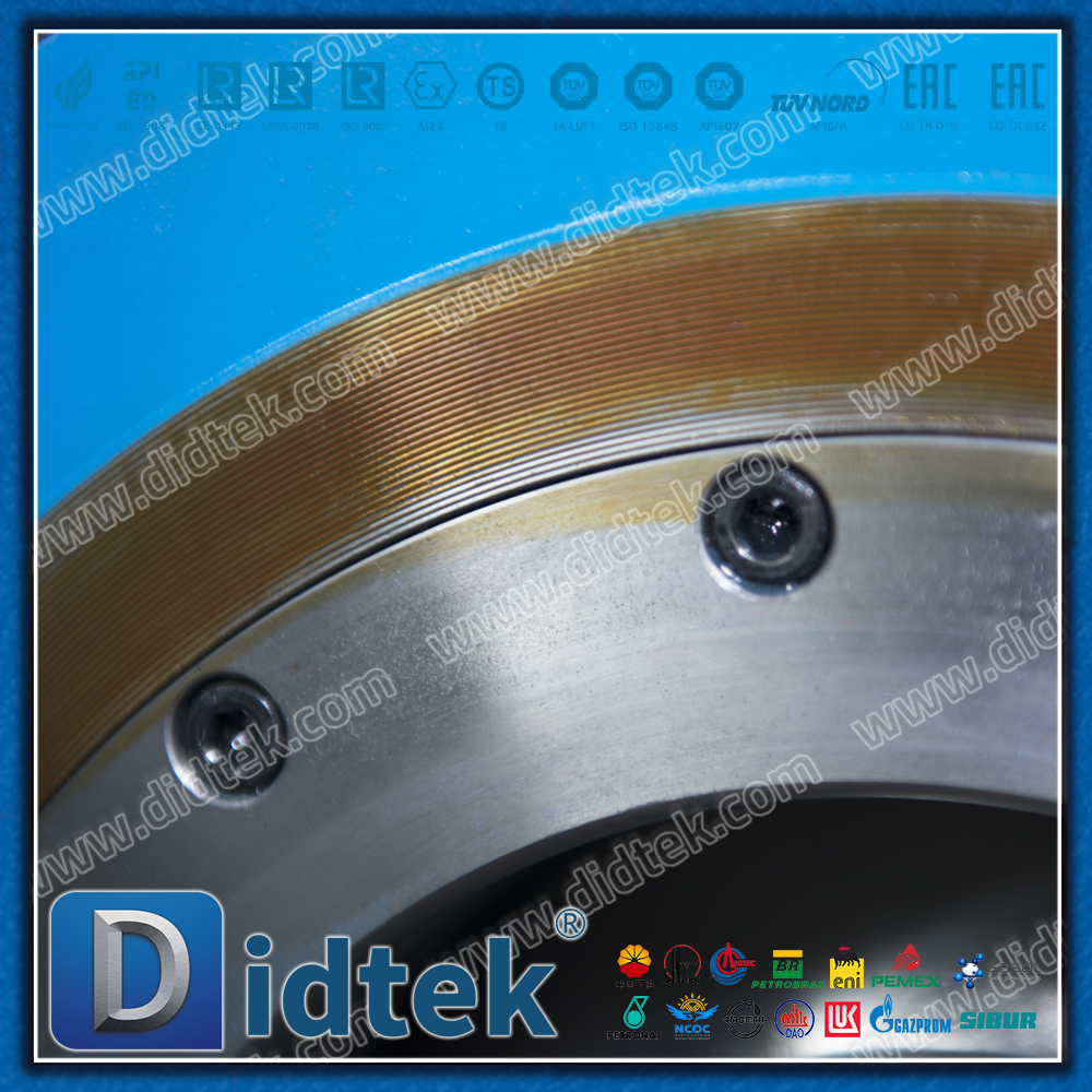 Válvula de esfera de conexões de flange de esfera de segmento excêntico