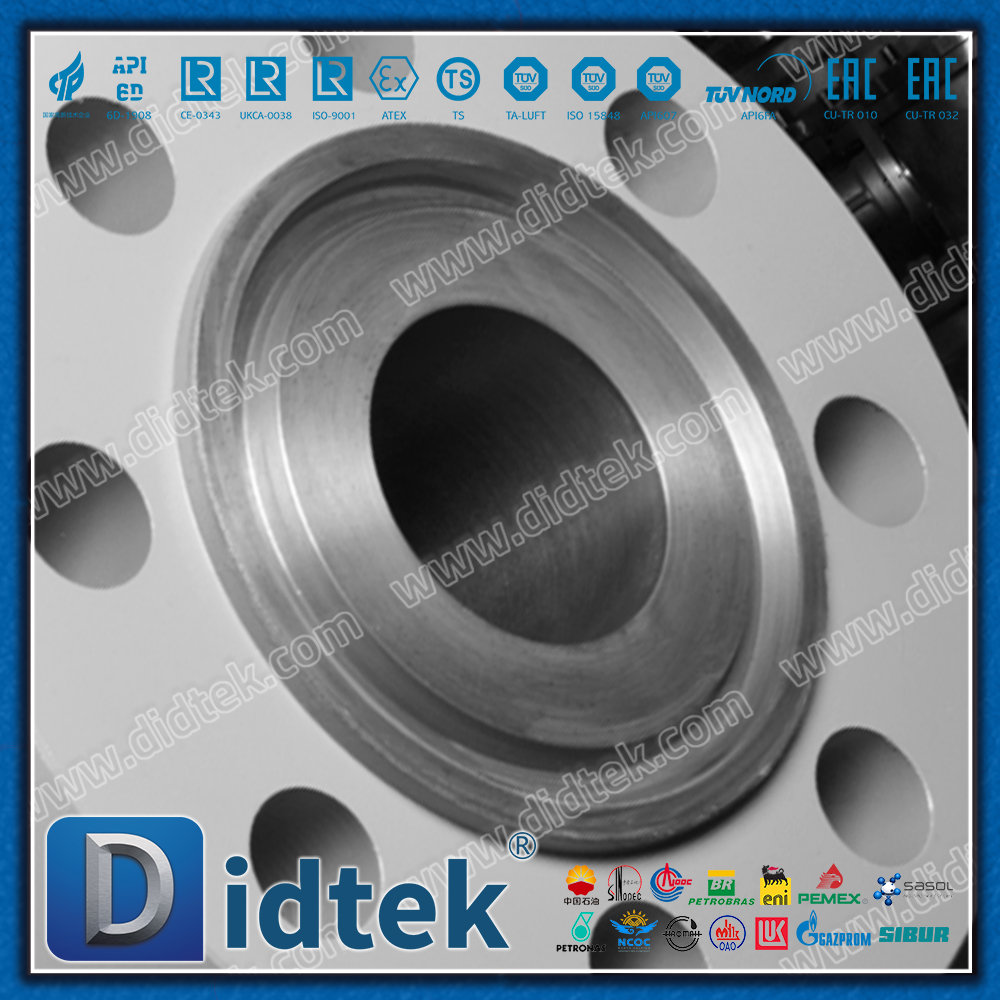 Didtek Flange 6 polegadas 2500LB forjou válvulas de esfera munhão DBB