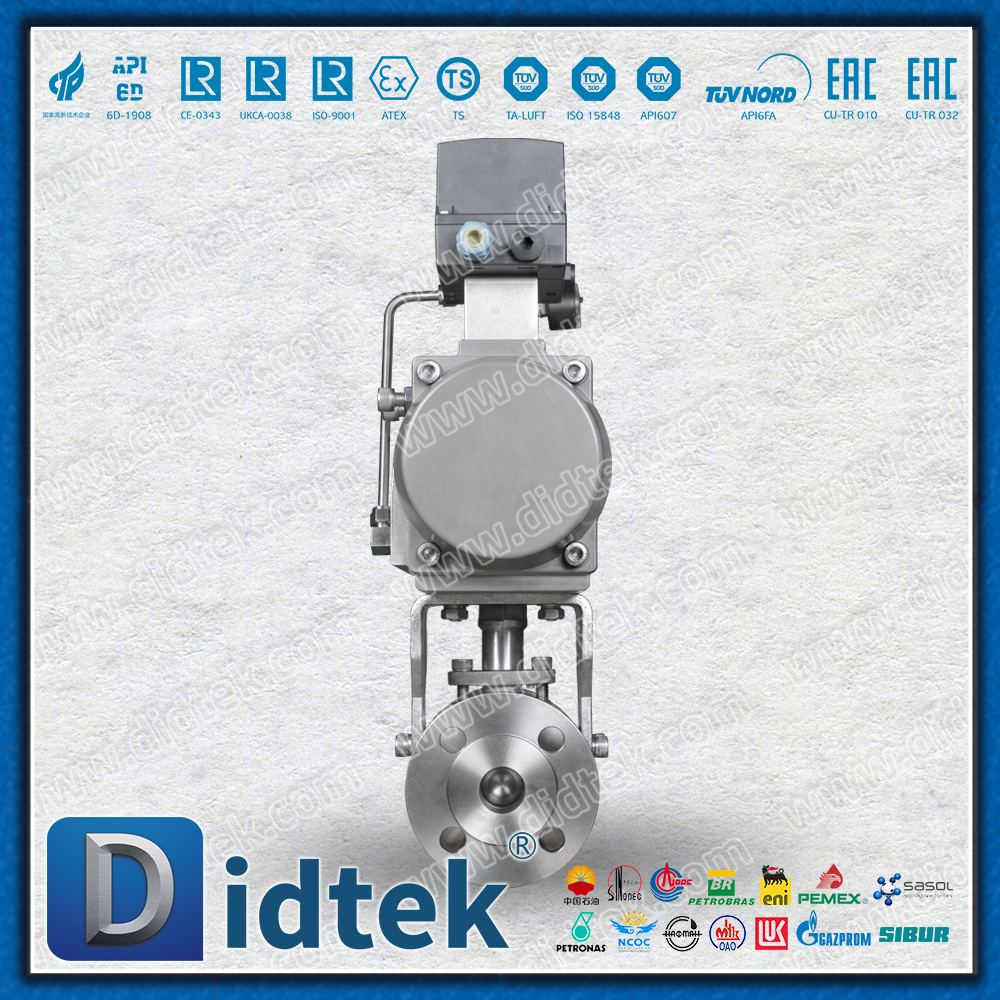 Válvula de esfera pneumática Didtek F316L