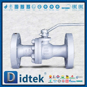 Válvula de esfera química de pintura revestida com epóxi PCTFE Seat